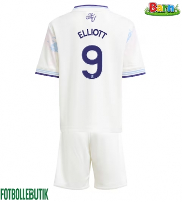 Aston Villa Harvey Elliott #9 Tredjeställ Barn 2025-26 Kortärmad (+ Korta byxor)